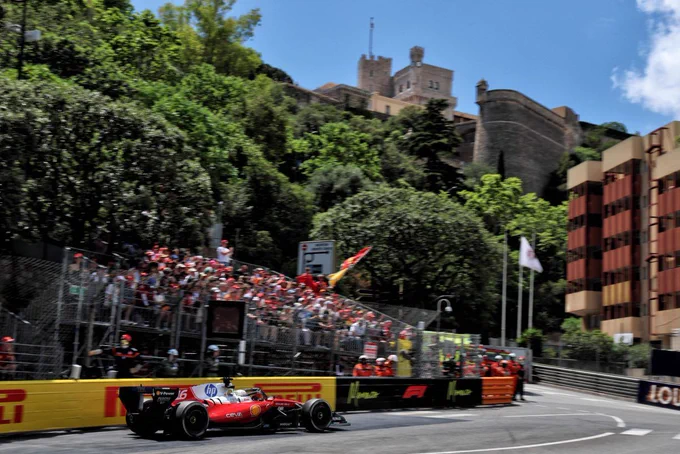 Charles Leclerc around Monaco