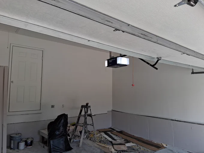 Garage makeover - ColorTrends Painting - Springfield Missouri 