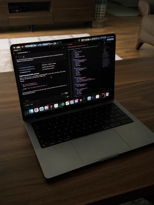 Image shows a macbook and the user is using cursor ai to create something, he says "just installed cursor how do i make $1m now" as a joke.