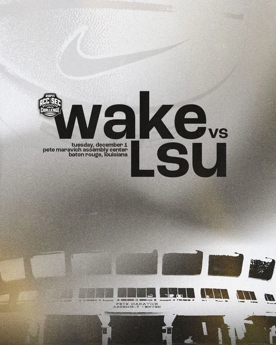 Wake Forest men's basketball to visit LSU in the 2026 SEC/ACC Challenge