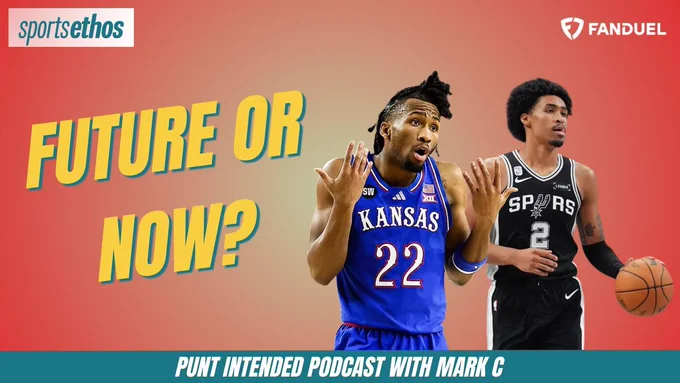 Punt Intended thumbnail with pictures of Darryn Peterson and Dylan Harper with title "Future or Now?"