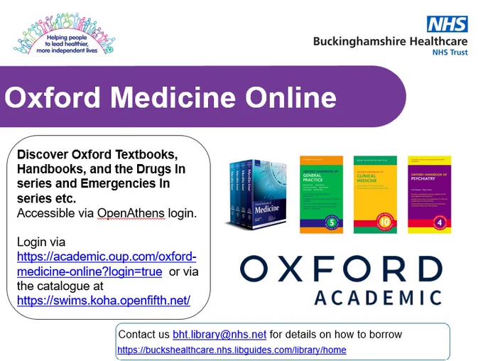 flyer for Oxford Medicine Online
