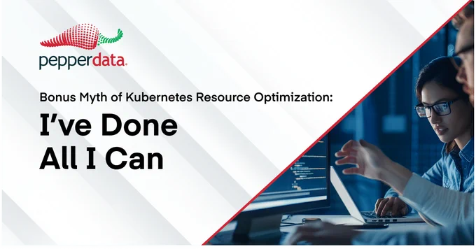 A screenshot with the words "Bonus Myth of Apache Spark Optimization: I've Done All I Can" and the Pepperdata logo