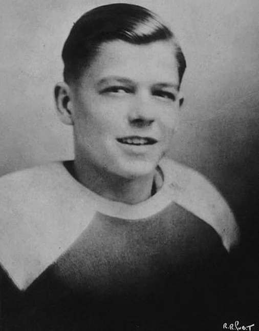 Photo of the young Ronald Reagan.