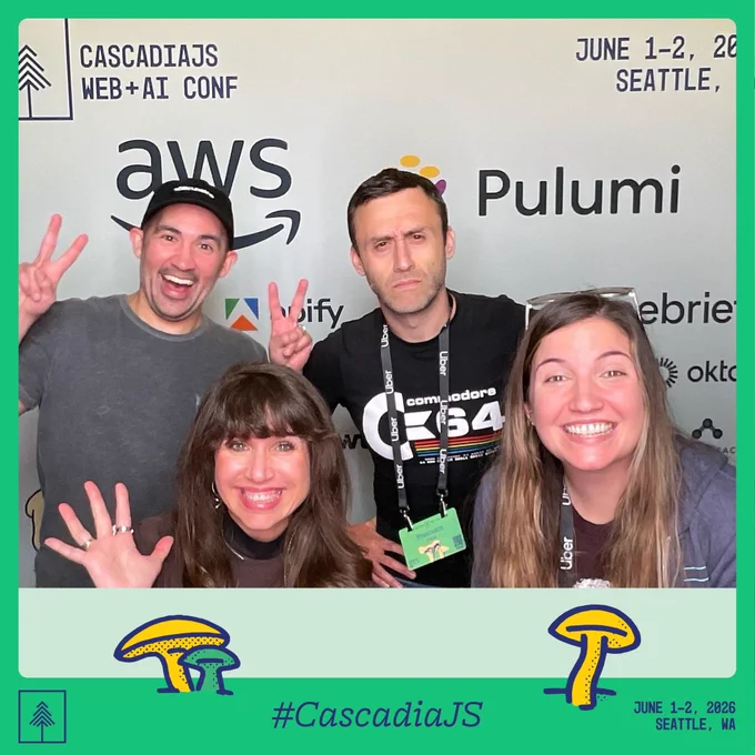 Photo Booth picture with Roxy, Brittany, and Francesco