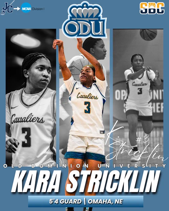 Graphic of Kara Stricklin singing with Old Dominion University