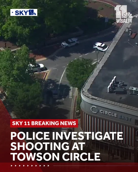 Baltimore County police investigate shooting near Towson Circle