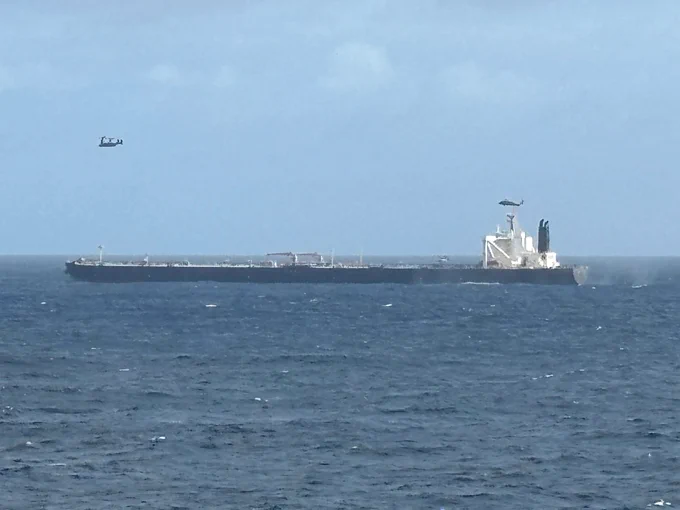 Overnight, U.S. forces seized the M/T Davina (a/k/a/ Lenore), a supertanker with the capacity for up to two million barrels of oil, and which is listed under U.S. Treasury Dept. sanctions on Iran’s petroleum and petrochemical sectors.  