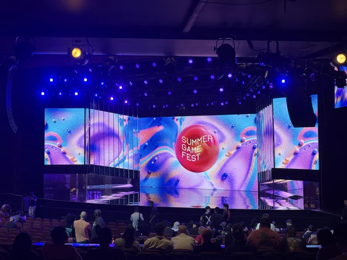The stage at summer games fest