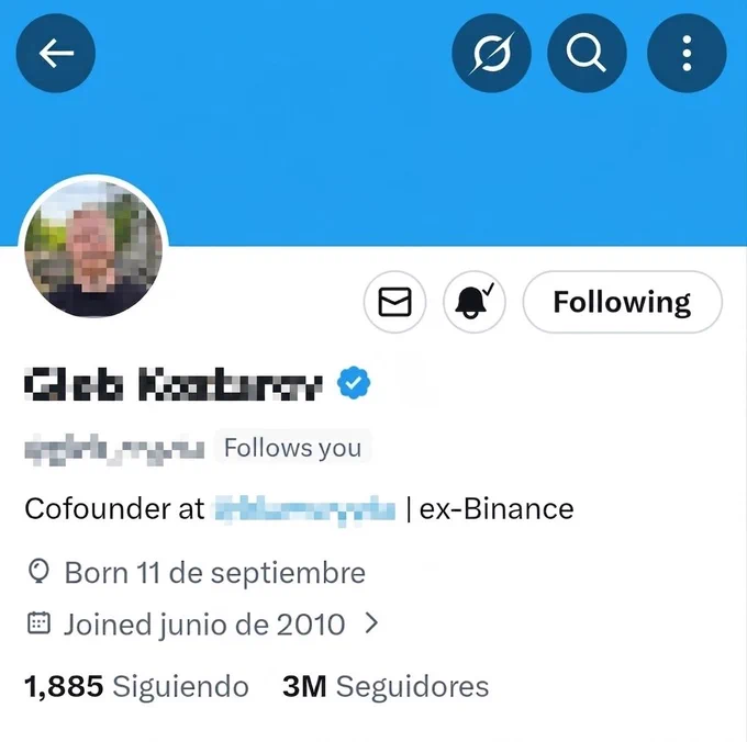 Ex-Binance executive follows BullieveCoin on X — $BULL crypto token gaining attention from industry leaders