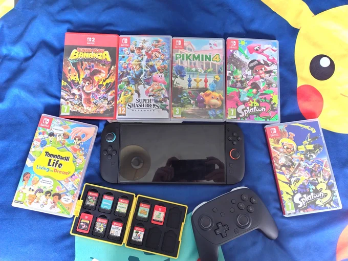 It's have been one year since I gotten the Nintendo switch 2 

So if you're asking where is Mario kart world 
It's downloaded on my Nintendo switch 2 
