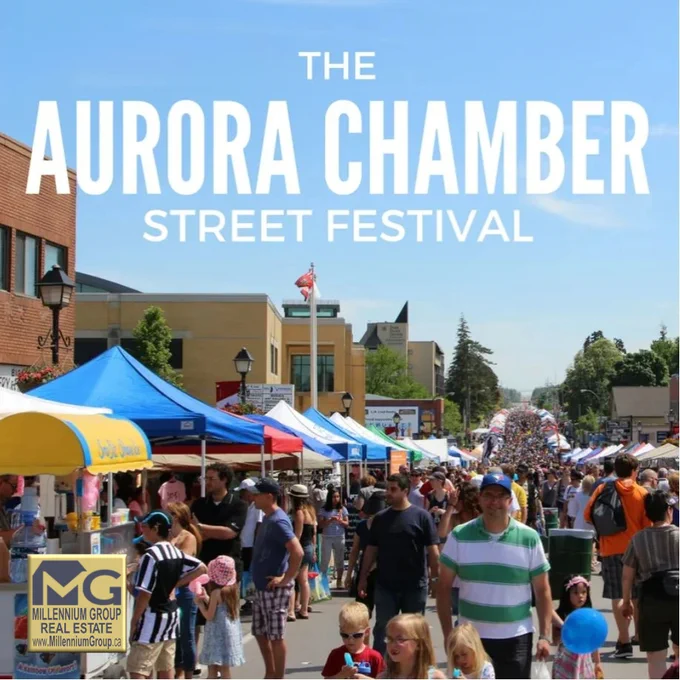 York Region's largest community event, the Aurora Street Festival is a fun-filled for all ages with 500  vendors, live music, food and more! Yonge St is closed to traffic between Wellington St and Murray Dr allowing full access to the street. Free parking and admission rain or shine!

#KendraCutroneBroker #TonyCutroneRealtor #MillenniumGroupRealEstate #FREEHomeEvaluation #FREEHomeStaging #FixAndFlipExpert #WeSellForMore #TonySellsGTA #KendraCutroneSRES #RealEstateInvestmentExperts #SeniorsRealEstateSpecialist #BestRealtorVaughan #BestRealtorNewmarket #BestRealtorRichmondHill #BestRealtorToronto #BestRealtorYorkRegion #BestRealtorAurora #BestRealtorMaple #DownsizingRealtor #DownsizeExpert #LikeForLike #MillenniumGroupRealtor #MillenniumGroup