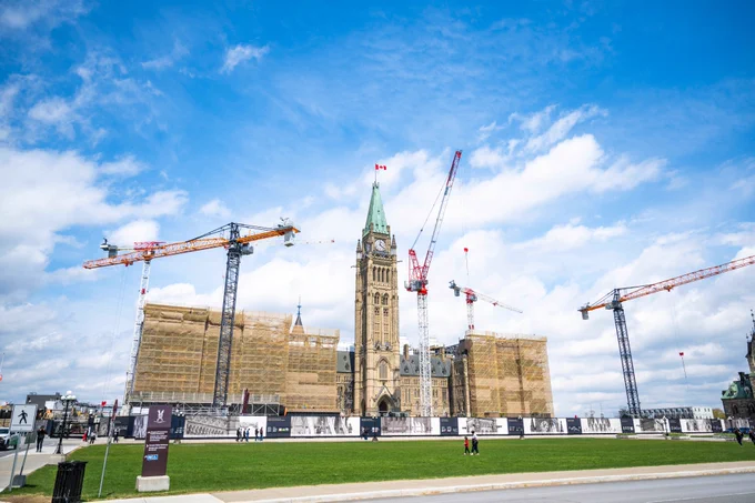 The Parliament Building.