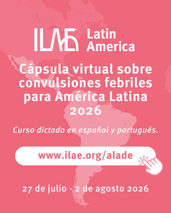 Actualiza tus conocimientos sobre el manejo diagnóstico y terapéutico de pacientes con convulsiones febriles. Esta cápsula virtual está dirigido a médicos del primer nivel de atención, con contenidos y objetivos de aprendizaje específicamente diseñados para fortalecer la práctica clínica.

Inscríbete antes del 10 de julio: www.ilae.org/alade
