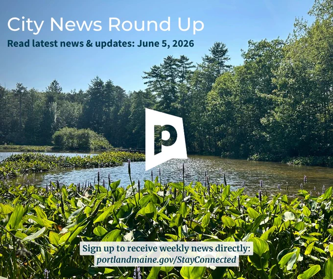 City News Round Up for June 5, 2026 with image of a pond