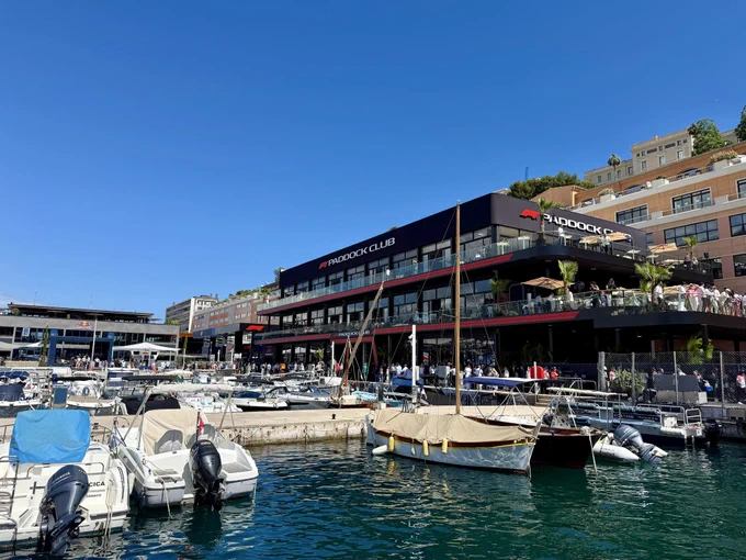 The Formula 1 Paddock Club in Monaco