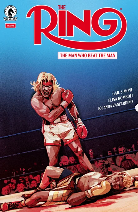 Cover of The Ring: The Man Who Beat the Man issue #1, ilustrated by Oliver Barrett