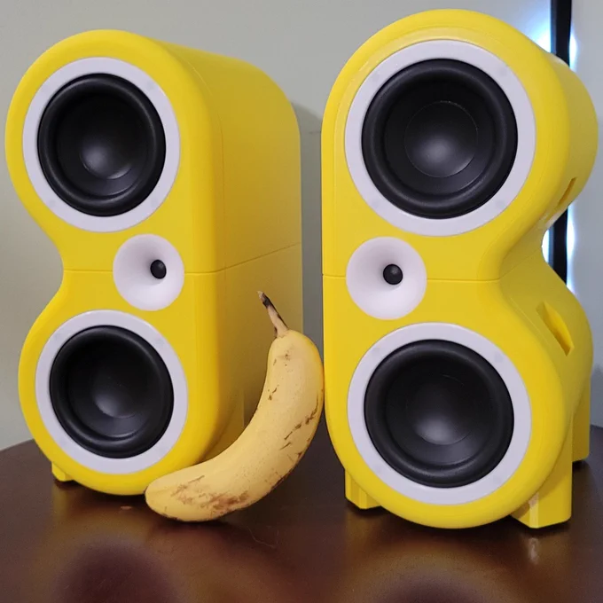FDMDuos by Deposition Sound in Yellow and White 