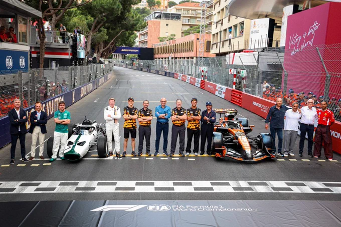 Loads of McLaren drivers together