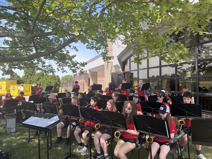Jazz Band had a great time playing at Fun in the Sun at Heritage! #wearemuir
