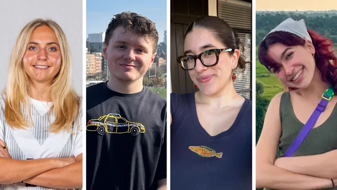 Nina Pollak, Jackson Delhagen, Marina Oquendo, and Lara Lashus