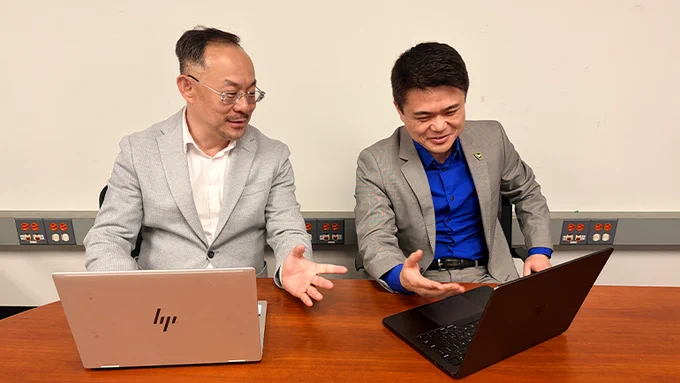 Dr. Zhu and Dr. Li are helping bring together faculty across disciplines to explore the future of AI research.