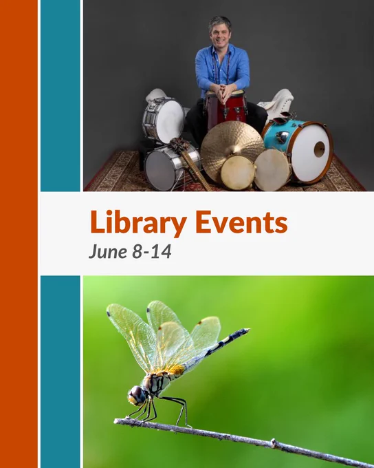 Library events for June 8-14