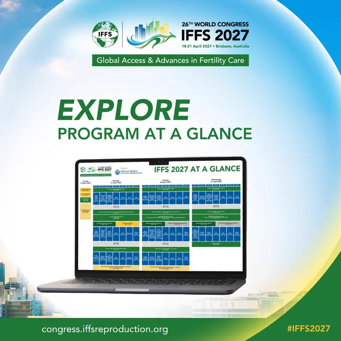 IFFS 2027 brings together leading voices in reproductive medicine through keynotes, symposia, presentations, and discussions that drive innovation and collaboration.

Learn more: https://congress.iffsreproduction.org/paag/

#IFFS2027 #ReproductiveMedicine #FertilityCare #GlobalHealth
