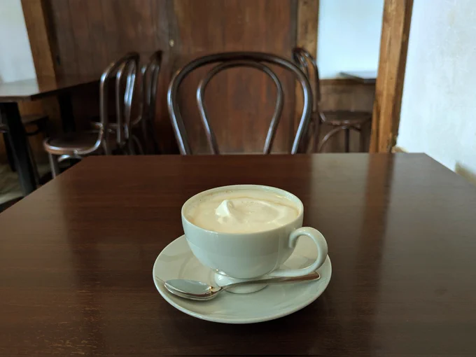 亀田山喫茶室のウインナーコーヒー