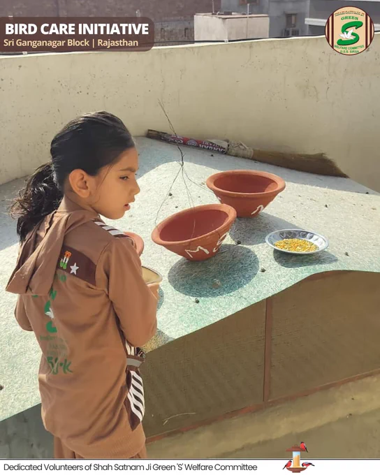 A bowl of water can be a lifeline in the summer heat. 🐦

In Jagadhri, Haryana, volunteers of Shah Satnam Ji Green 'S' Welfare Committee are caring for our feathered friends during the scorching summer. By placing water and grains in accessible spots, they are helping birds stay hydrated and nourished when natural food and water sources become scarce.

A small act of kindness can save a precious life. Let's all do our part to protect and nurture nature. 


[Bird Care, Nurturing Birds, Summer Relief, Save Birds, Nature Care]