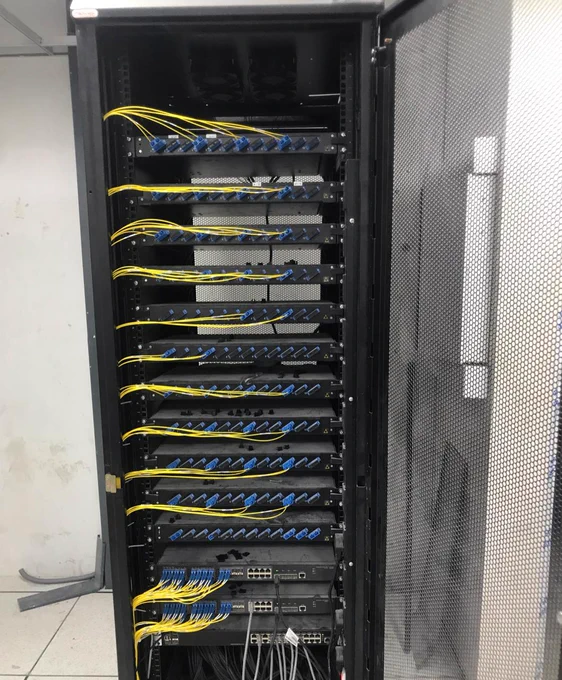 Another Successful Network Infrastructure Project Delivered!

Our team recently completed a structured cabling and network rack dressing project for a leading enterprise client.
The scope included:
✅ Structured Network Cabling
✅ Rack Dressing & Cable Management
✅ Patch Panel Termination
✅ Network Labeling & Documentation
✅ Testing & Quality Assurance


A well-organized network infrastructure not only improves aesthetics but also enhances maintenance, troubleshooting, scalability, and operational reliability.

Proud of our team's attention to detail and commitment to delivering high-quality IT infrastructure solutions.
#NetworkCabling #StructuredCabling #DataCenter #ITInfrastructure #NetworkEngineering #CableManagement #Technology #DigitalTransformation #BootnetTechnologies

Team Bootnet Tech
