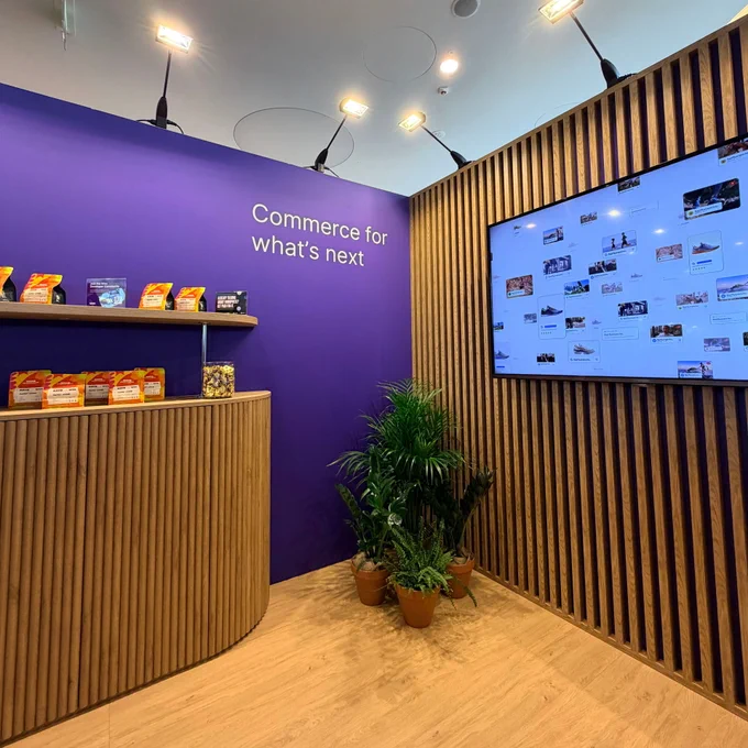 The Woo booth at WordCamp Europe 2026.
