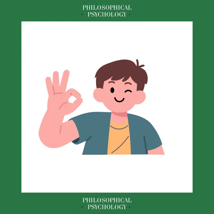A person making the okay sign