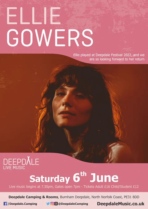 Event Today - Ellie Gowers - Live Music Gig