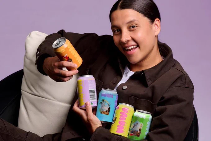 WAWA packaging in zesty lemon, lime and vibrant pink.
