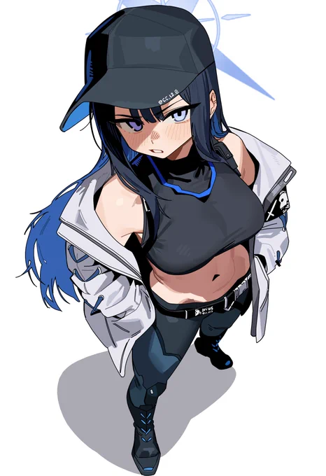 Blue Archive joumae saori fanart