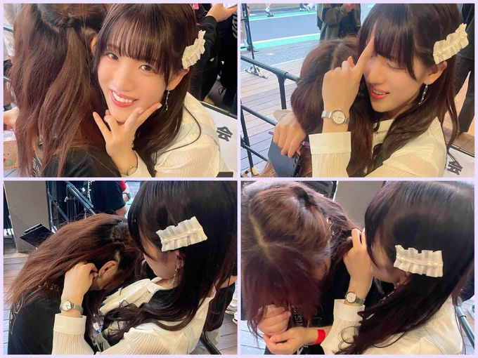 私は良いヲタクなので、この世にチェキフィルムが少なくなっているからチェキではなく写メを撮るようにしてあげました。

かわいいなつみちゃん、私が推しメンだよね？なつみちゃん、私の右耳を確認するなつみちゃん、私の左耳を確認する姿がちょいキショくて運営に鼻で笑われるなつみちゃん