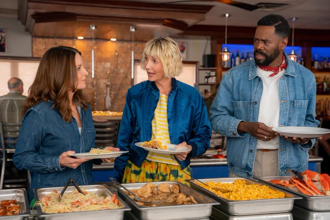 Adjusting to the loss of a major character from Season One of The Four Seasons, how do Tina Fey, Kerri Kenney Silver and Colman Domingo's Kate, Anne and Danny fare?