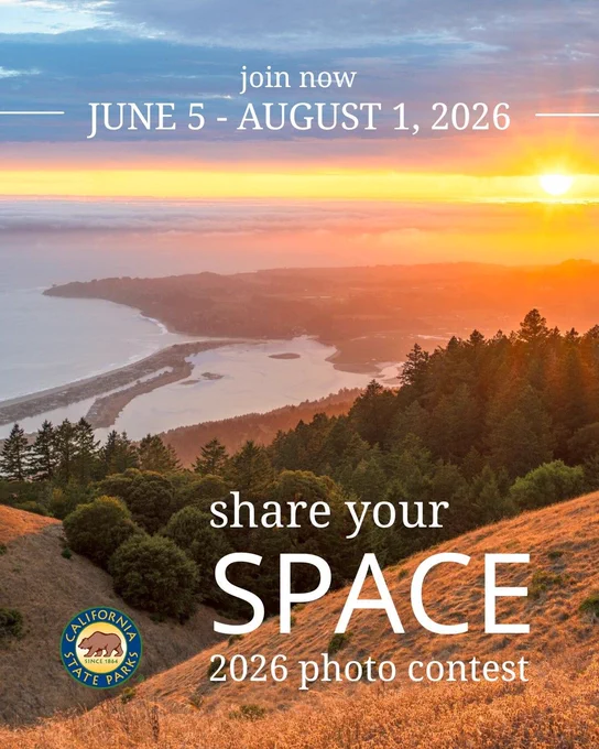 California State Parks 2026 Photo Contest Share Your Space Graphic