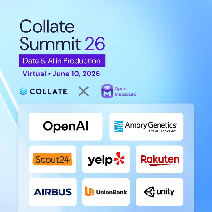 Collate Summit '26 — Data & AI in Production logo grid