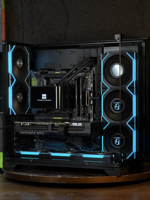 RYZEN 7 9800x3D 

ASUS PRIME RTX 5070 TI 16GB

MSI MAG TOMAHAWK X870-P WIFI 

G.SKILL NEO 32GB 6000MHz CL36

P510 2TB 11,000MB/s 

THERMALRGHIT WONDER VISION 360MM LCD 

LIAN LI EDGA 850w GOLD ATX3.1 

LIAN LI VISION COMPACT 

LIAN LI UNI WIRELESS x8 

ASIAHORSE 24PIN FREE