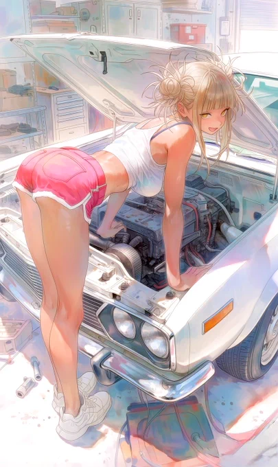 SFW illustration. Made with Nijijourney