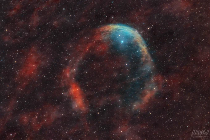 70  hrs. Philip Mair captured VdB 30—Camelopardalis' ghostly reflection nebula—with AFIL-38. 🌌 Masters Only dataset on Starbase, 20% off.