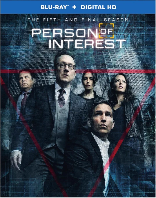 The cover of the Blu-Ray release for Season 5 of Person of Interest.