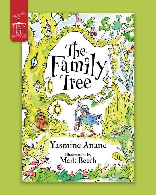 Cover of The Family Tree on a green background.