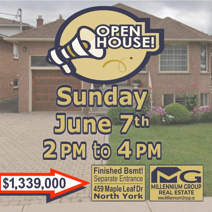HAPPY JUNE! 😎 School is ending. Get this home NOW before it starts up again in September! 📚  This 3,000  sq ft beautifully maintained, thoughtfully designed custom-built, one-owner raised bungalow (1993) in the highly sought-after Maple Leaf community features new hardwood floors, three spacious Bedrooms, bright Living and Dining areas, an eat-in Kitchen, Family Room with Gas Fireplace, and new Bathrooms! The sun-filled lower level offers a Separate Entrance, oversized Kitchen, Gas Fireplace! Excellent in-law or Rental Potential. A rare opportunity in a pride-of-ownership neighbourhood. ACT FAST!

#BungalowForSale #MillenniumGroupRealEstate #KendraCutroneBroker #TonyCutroneRealtor #TorontoRealEstate
