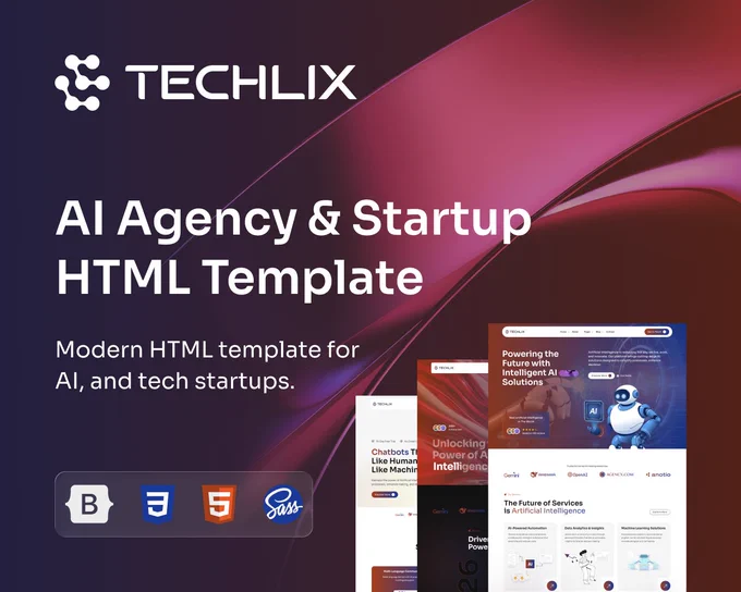 Techlix HTML Banner - Reacthemes