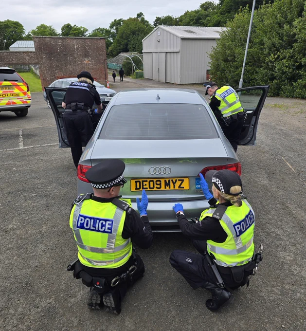 Systematic Search training at the Scottish Police College.