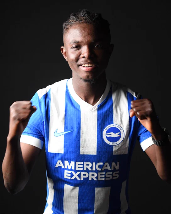 Studio headshot of Zadok Yohanna in BHAFC kit. 