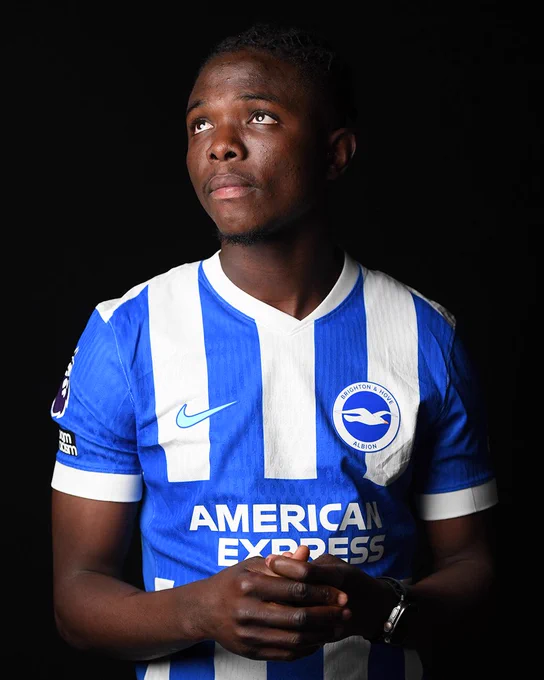 Studio headshot of Zadok Yohanna in BHAFC kit. 